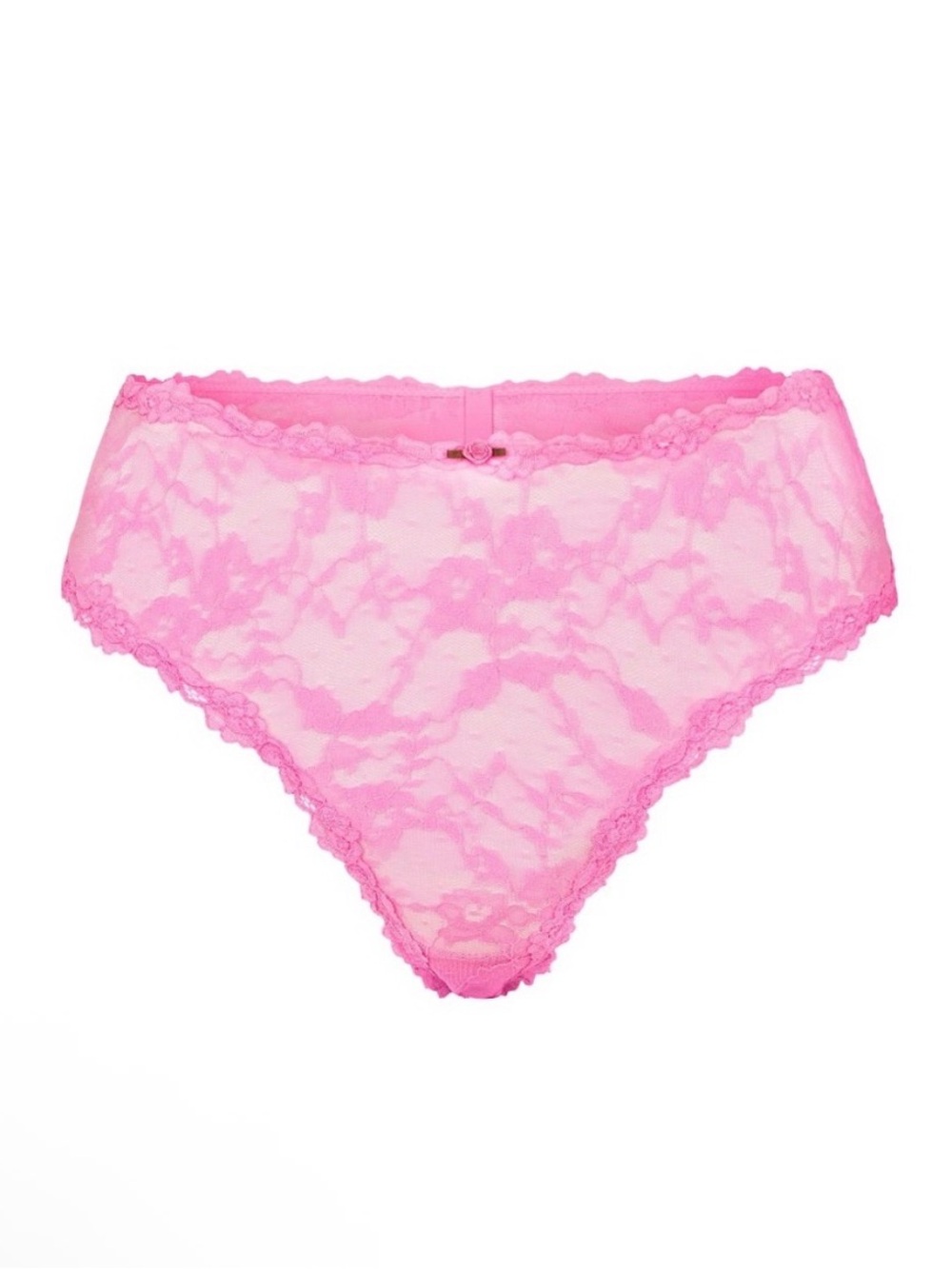 ✨ 🌸RARE & VIBRANT: SKIMS Stretch Lace Brief | Bubblegum | NWT | S